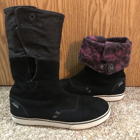 COPY - Etnies lined spring boots. Convertible. Size 7.5 women’s - Picture 1 of 4
